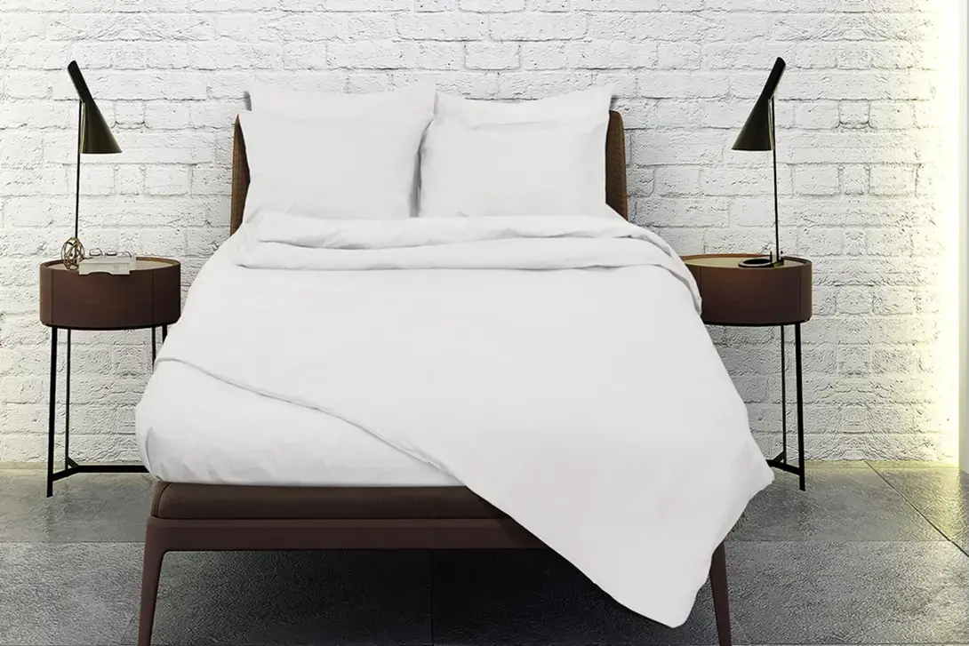 Μαξιλαροθήκες μονόχρωμες Σχ.Rainbow 52x72cm poly/cotton 144 κλωστών White
