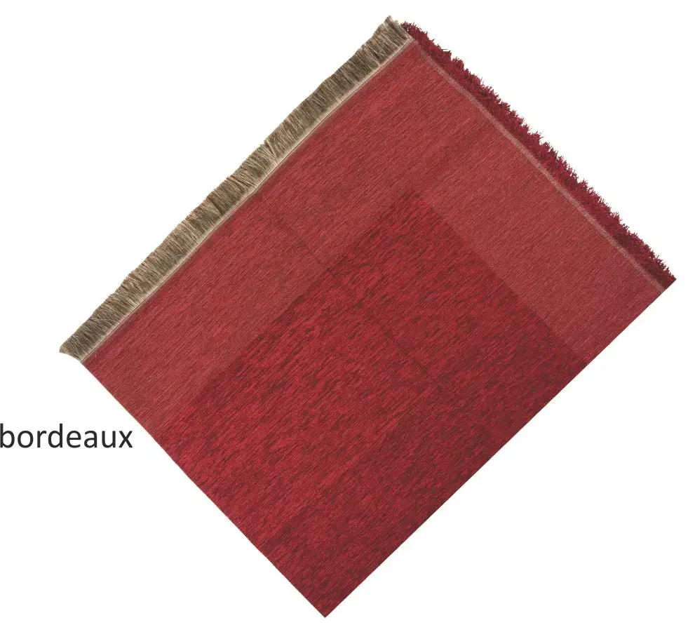 Σετ ριχτάρια σενίλ Σχ. Dyed 3τμχ 100% πολ Bordeaux