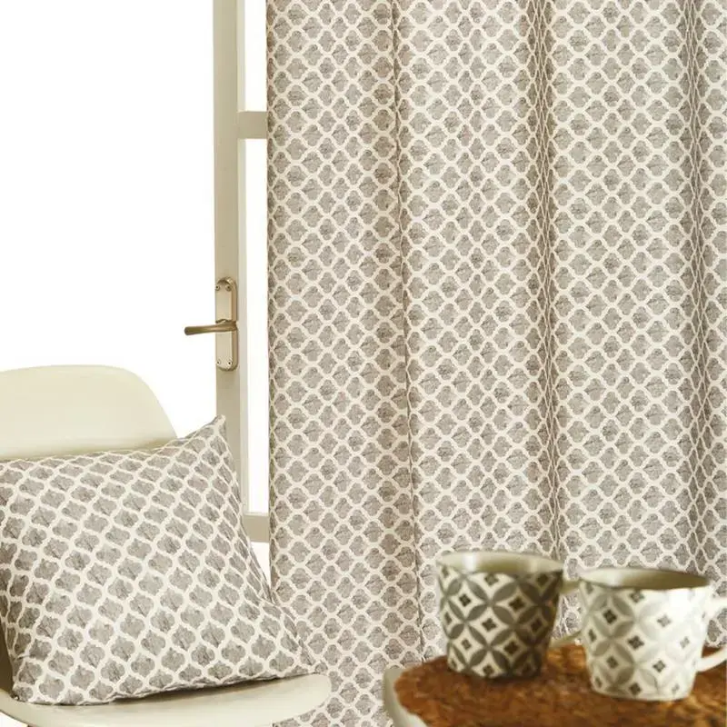 ΚΟΥΡΤΙΝΑ ΜΕ ΚΡΙΚΟΥΣ 140x260εκ. Κ008 BEIGE