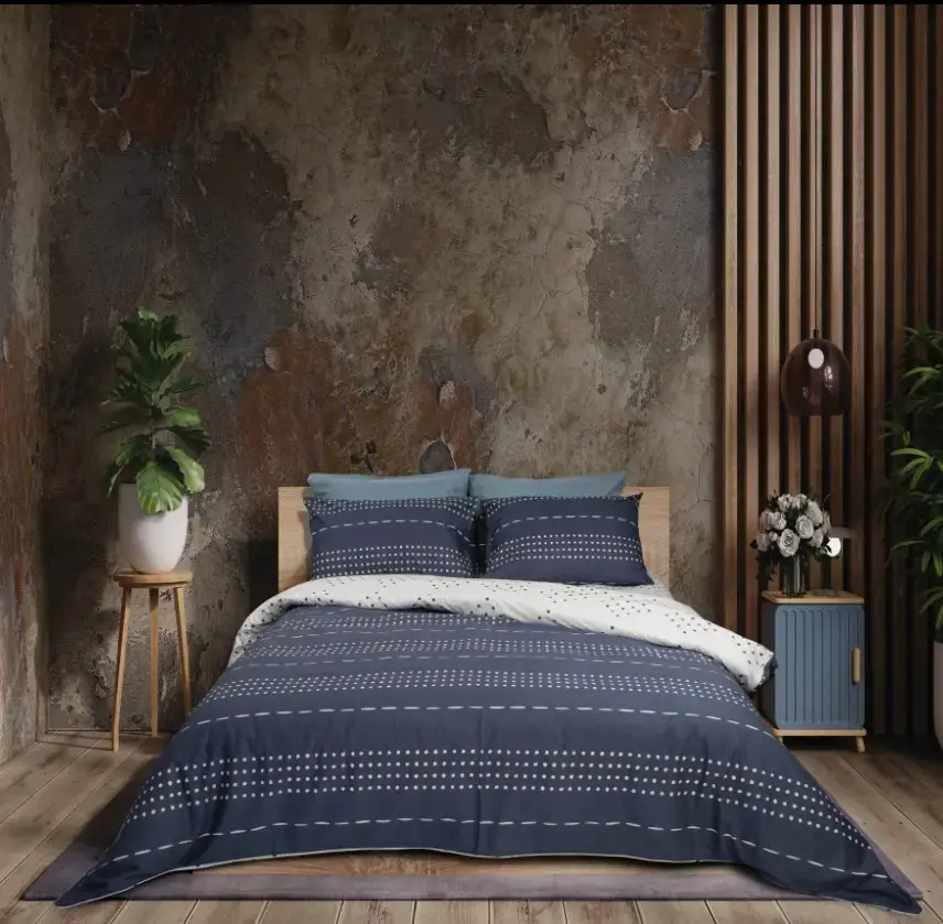 Σετ σεντόνια εμπριμέ Σχ. Earth dark 80% cotton-20% polyester 240x260cm