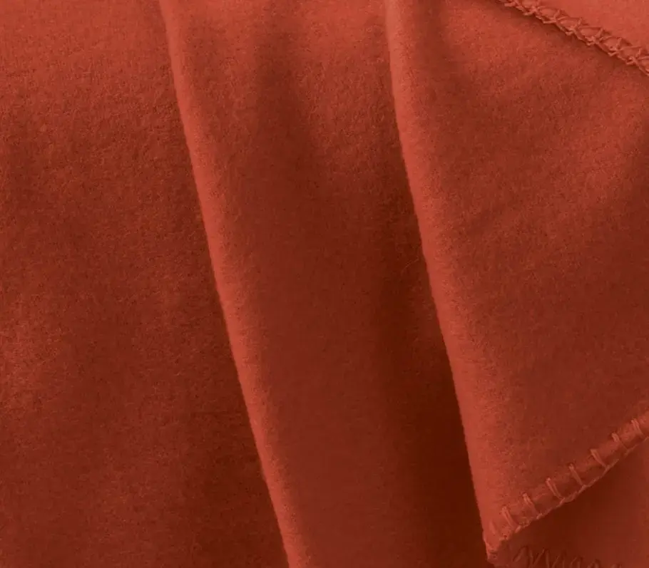 Polar fleece Σχ. Malou terracotta 100% polyester 200x220cm