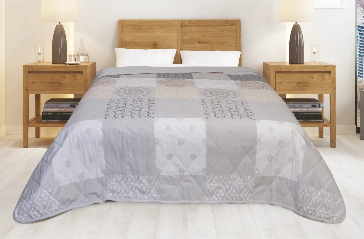 Κουβερλί βαμβακερό εμπριμέ Σχ. Patchwork 220x230cm