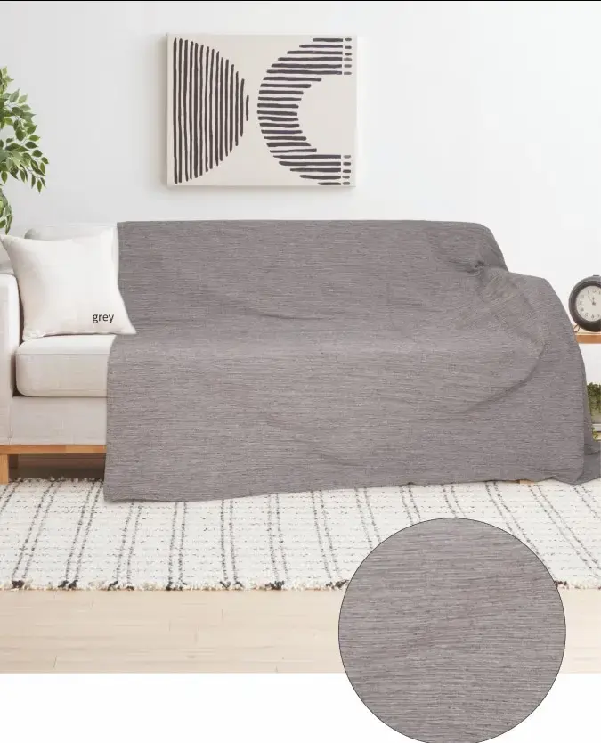Ριχτάρι Σχ. Sancho 80%cotton - 20% polyester Emerald 180x250cm