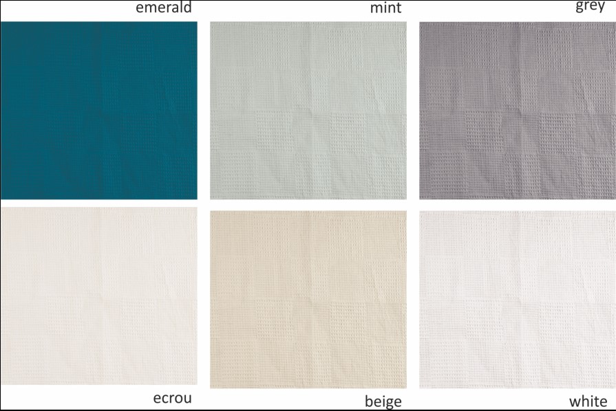 Κουβέρτα πικέ Σχ.Marco 100% cotton Grey 170x260cm