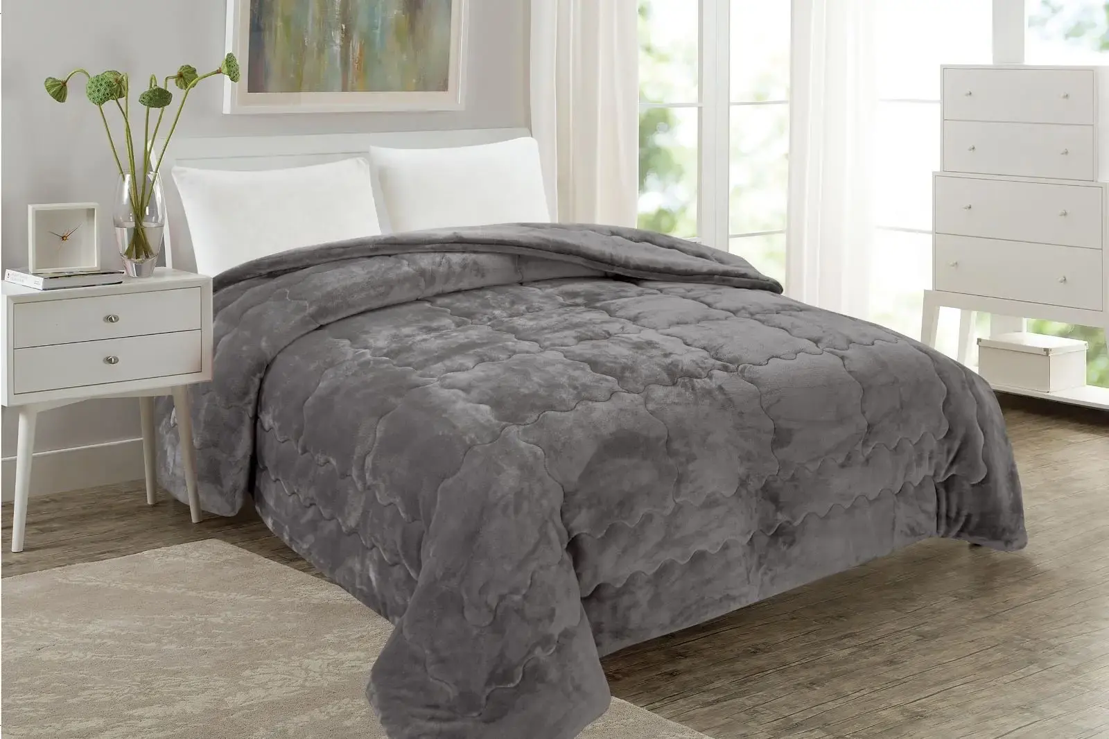 ΚΟΥΒΕΡΤΟΠΑΠΛΩΜΑ 160x220εκ. HAVANA GREY
