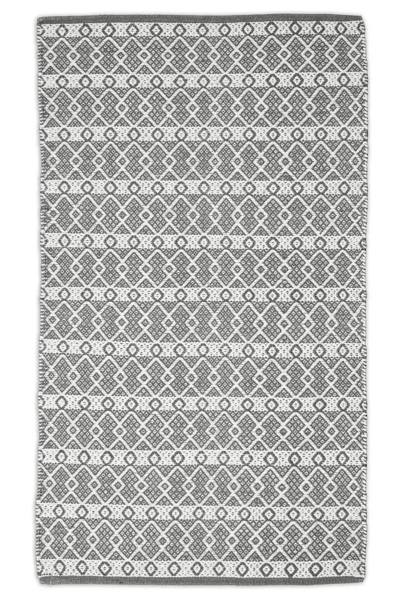 Ταπέτο Βαμβακερό Santorini Grey 70x140cm.