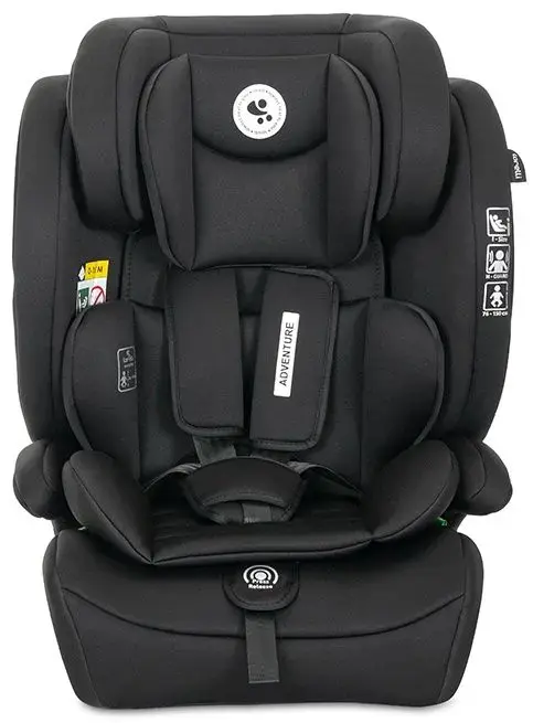 CAR SEAT ADVENTURE 15+months 76-150 CM BLACK4pcs/1ctn