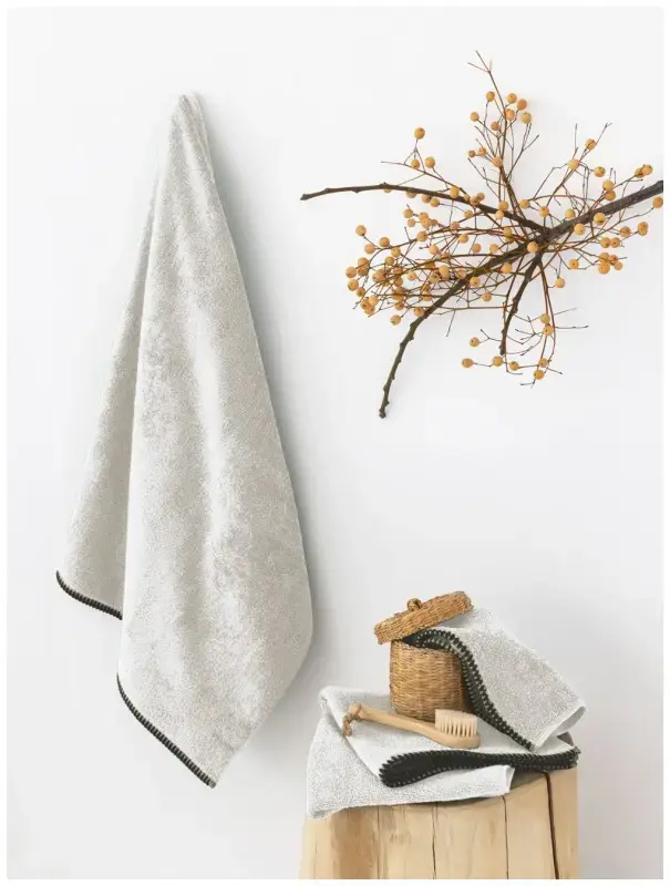 Πετσέτα Χεριών Towels Collection 30x50 BROOKLYN ICE Λευκό