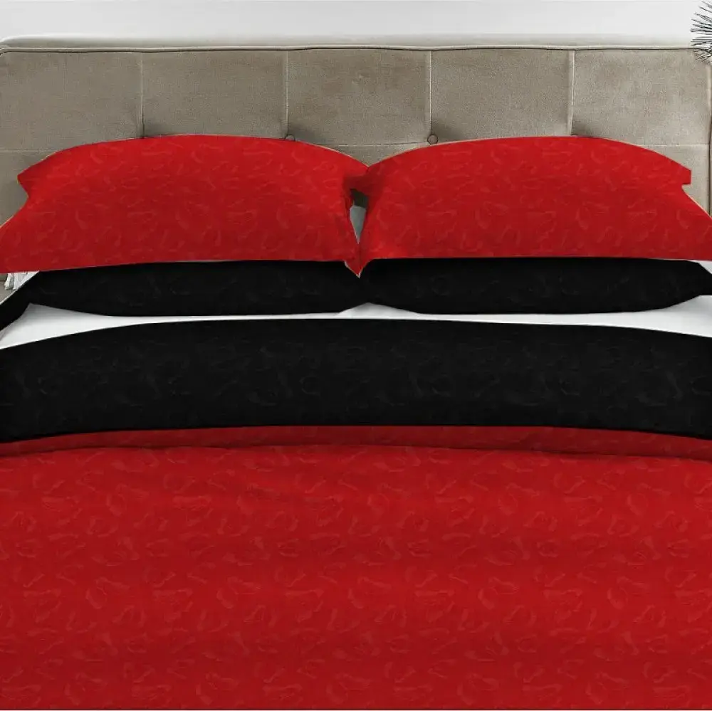 ΣΕΤ ΠΑΠΛΩΜΑΤΟΘΗΚΗ 220Χ240 RED&BLACK