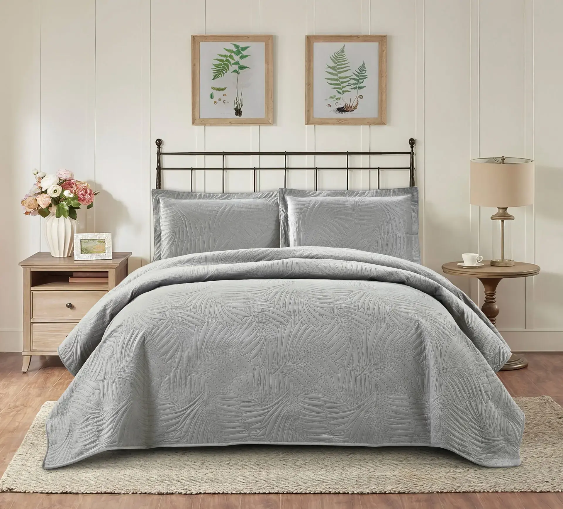 Ibiza (Grey) Μαξ/θήκες 50x70/2τεμ