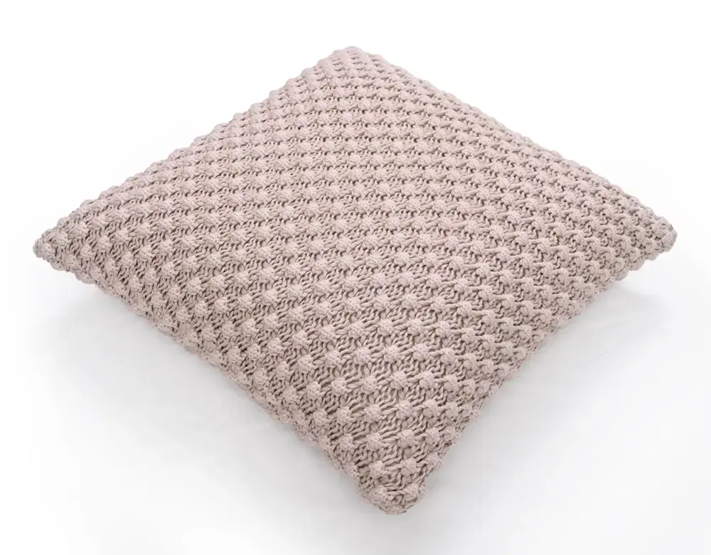 Popcorn 50x50 Cushion with polyfiller (Sandy Brown)