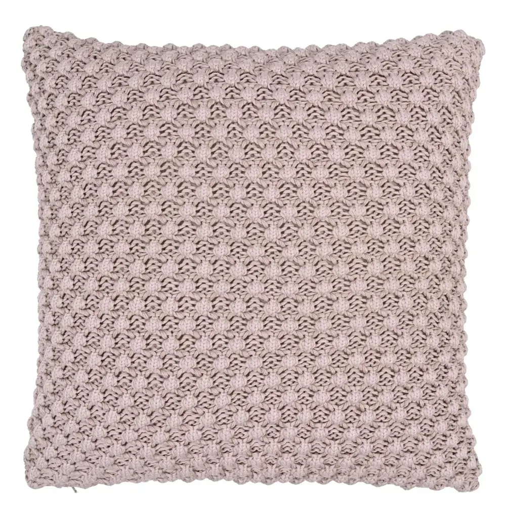 Popcorn 50x50 Cushion with polyfiller (Sandy Brown)