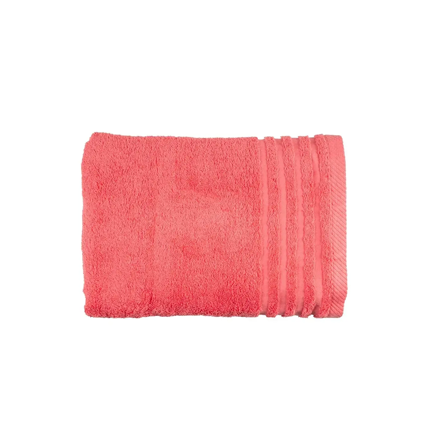 Πετσέτα πενιέ μπάνιου Σx. Olympus 550 gsm 100% cotton coral 70Χ140cm