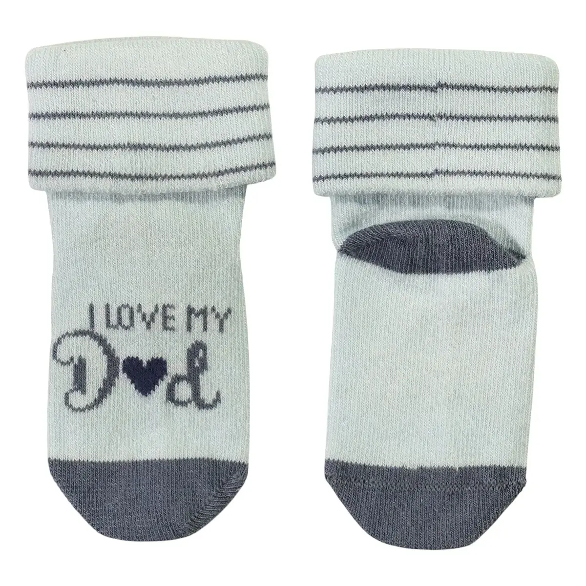 Βρεφικές καλτσούλες «I Love My Dad in Blue» 6-12 μηνών