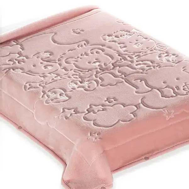 Κουβέρτα βελουτέ υπνόσακος Belpla Ster, 520 PINK