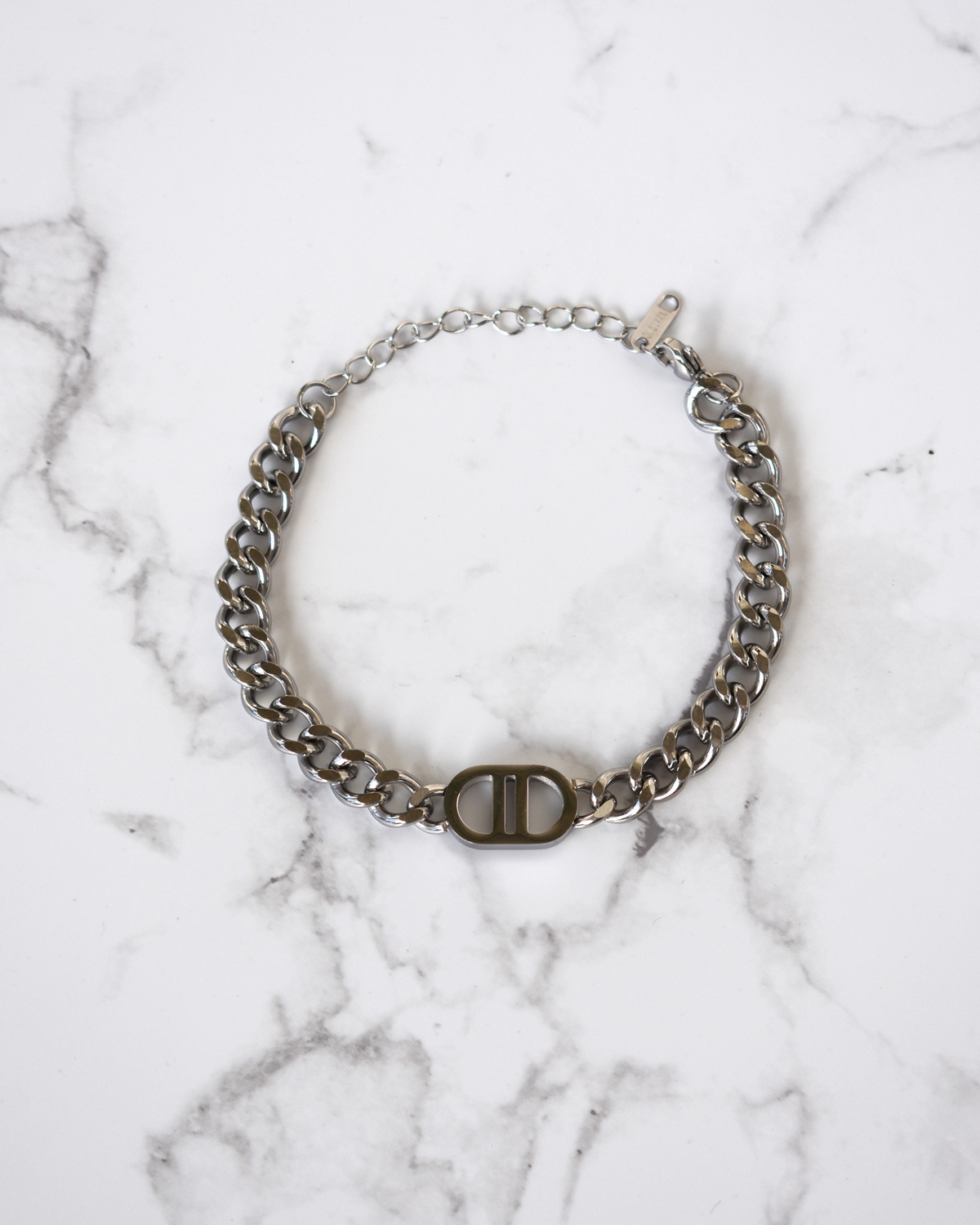 Γυναικείο Ασημί Βραχιόλι Αλυσίδα από Ανοξείδωτο Ατσάλι – Αδιάβροχο